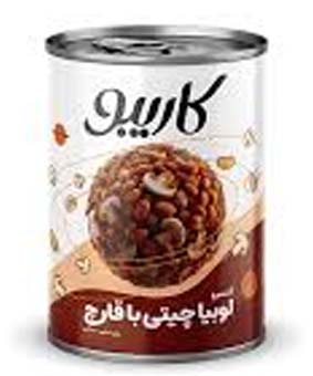 کنسرو لوبیا چیتی با قارچ کاریبو 380گرمی